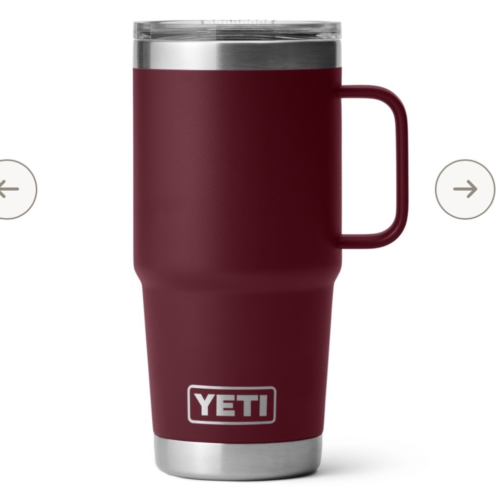 ✨ Yeti Wild Vine Red Travel Mug 20 Oz ✨